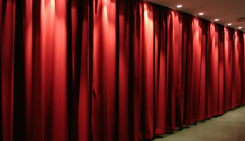 Motorized Horizontal Stage Curtain